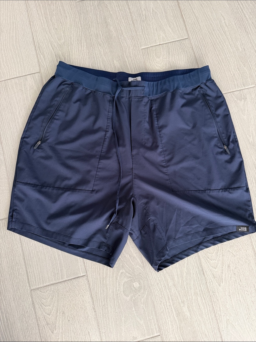 One Bone - Men's Navy Performance Shorts - XL